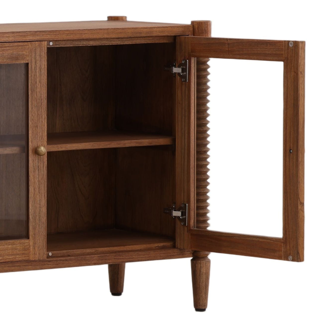 Feron Mindi Wood Sideboard, detail 2 view