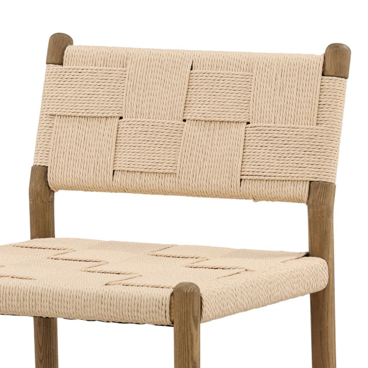 Xielle Paper Cord Ash Counter Stool, detail 1 view