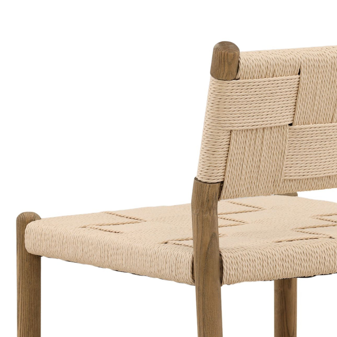 Xielle Paper Cord Ash Counter Stool, detail 2 view