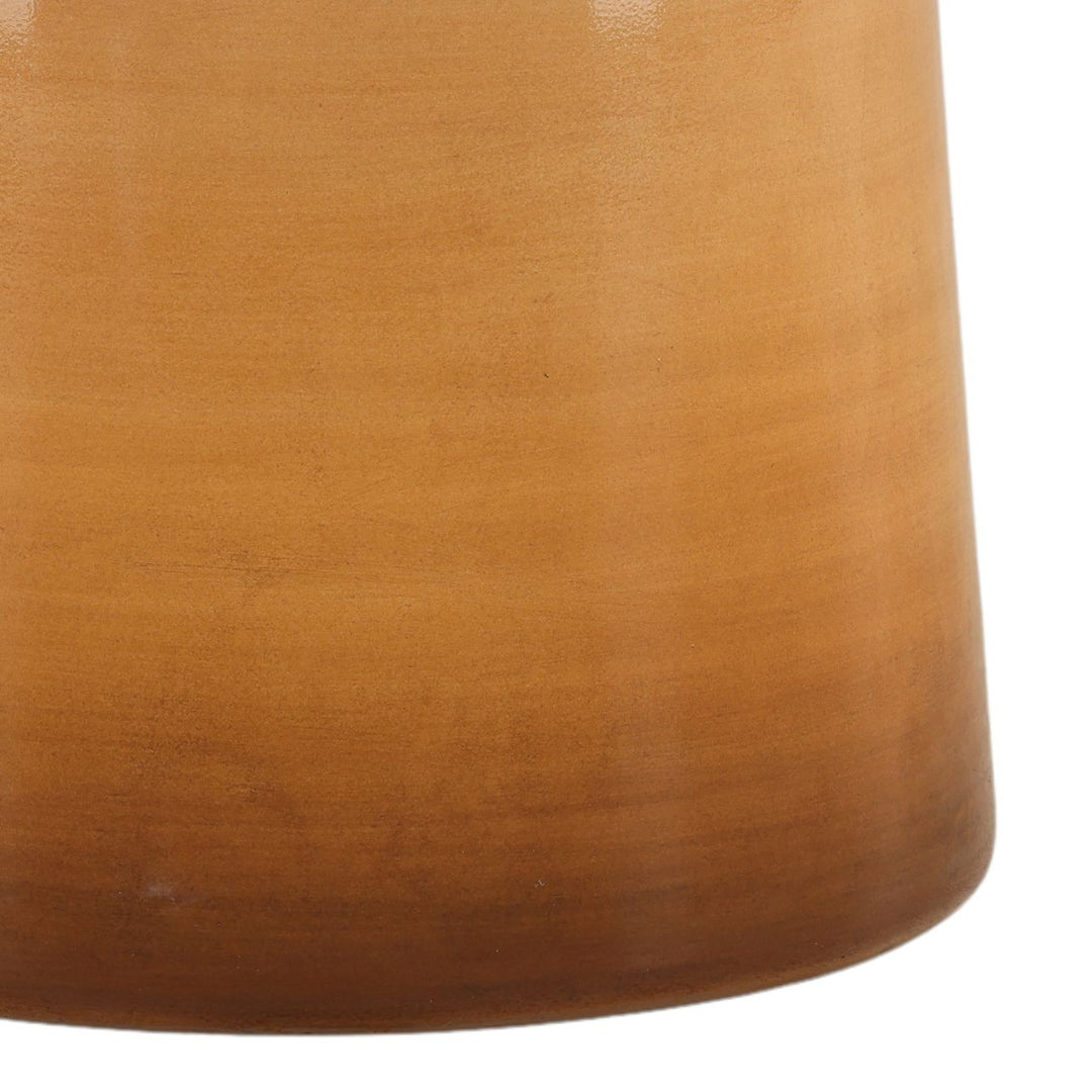 Marea Concrete Outdoor Side Table, Orange Ombre, detail 3 view