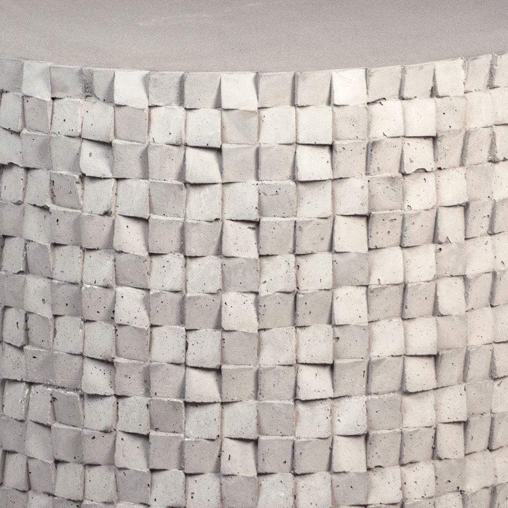 Nola Concrete Outdoor Side Table, detail 1 view