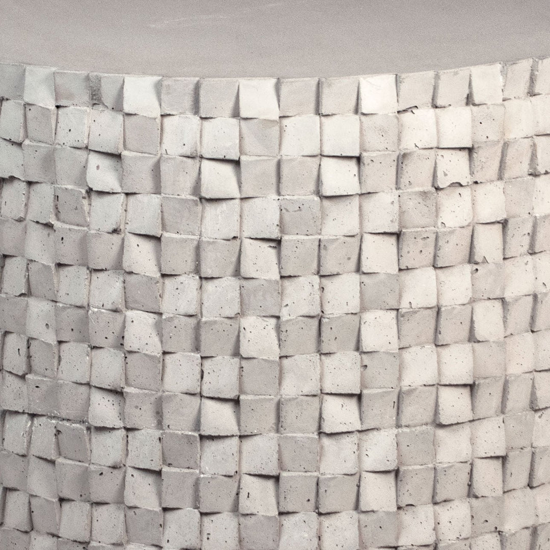 Nola Concrete Outdoor Side Table, detail 1 view