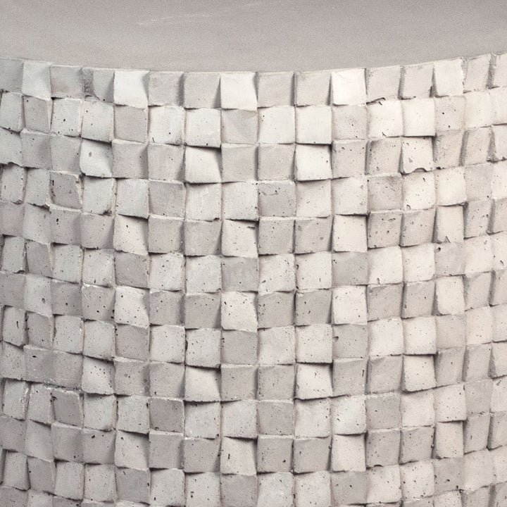 Nola Concrete Outdoor Side Table, detail 1 view