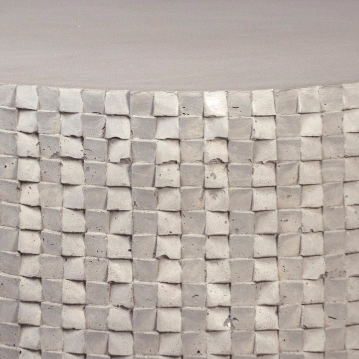 Nola Concrete Outdoor Coffee Table, detail 1 view