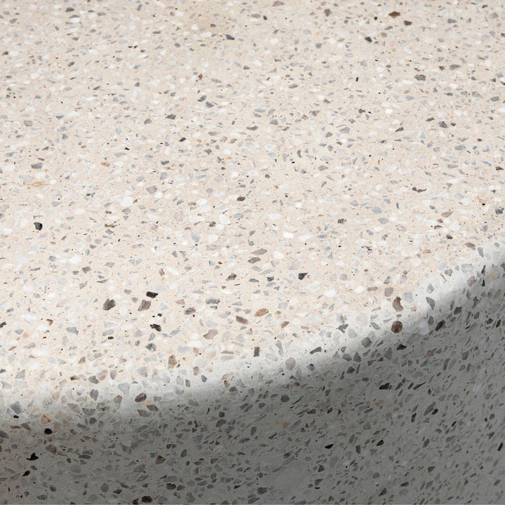 Adria Terrazzo Outdoor Coffee Table, detail 1 view