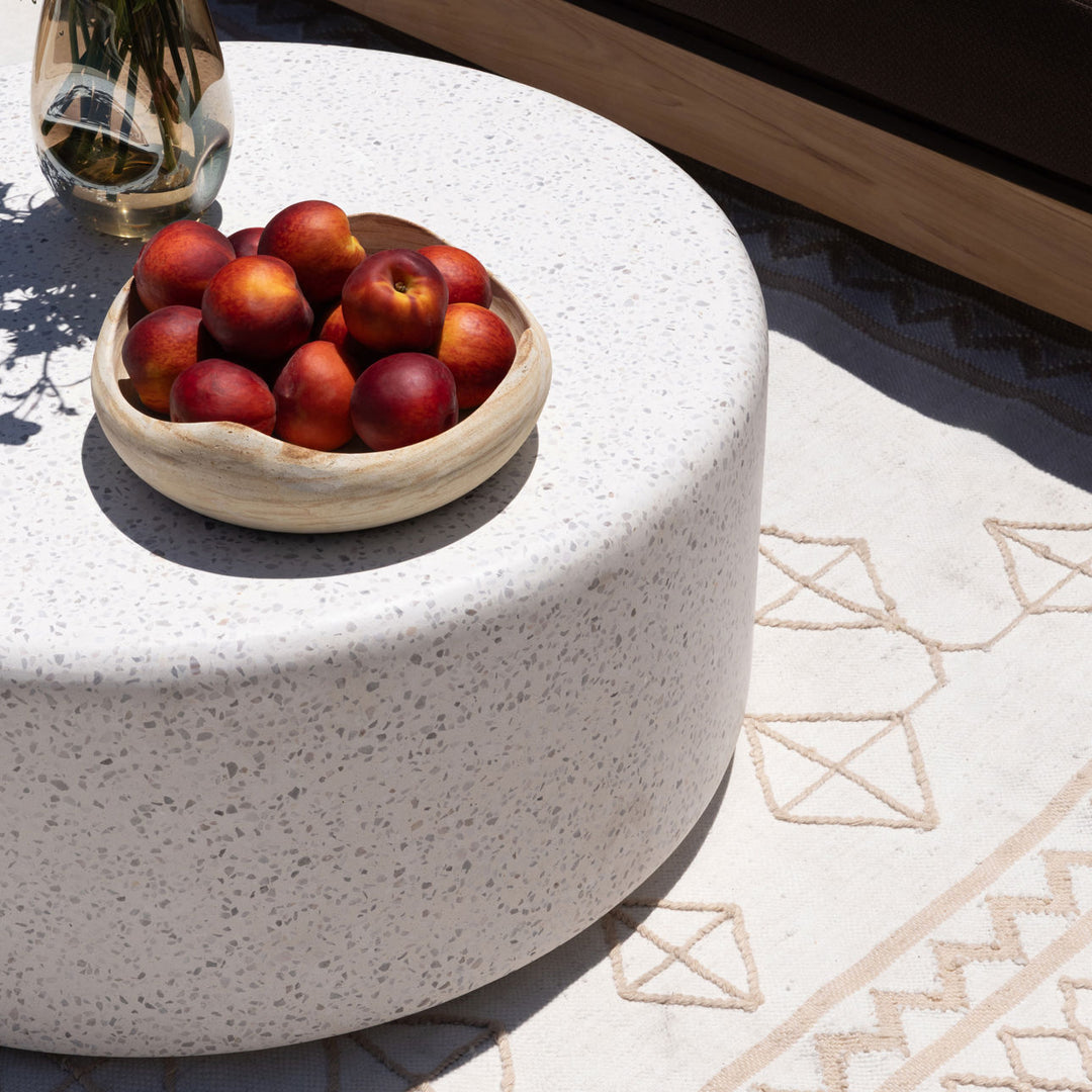 Adria Terrazzo Outdoor Coffee Table, alternate lifestyle view 1