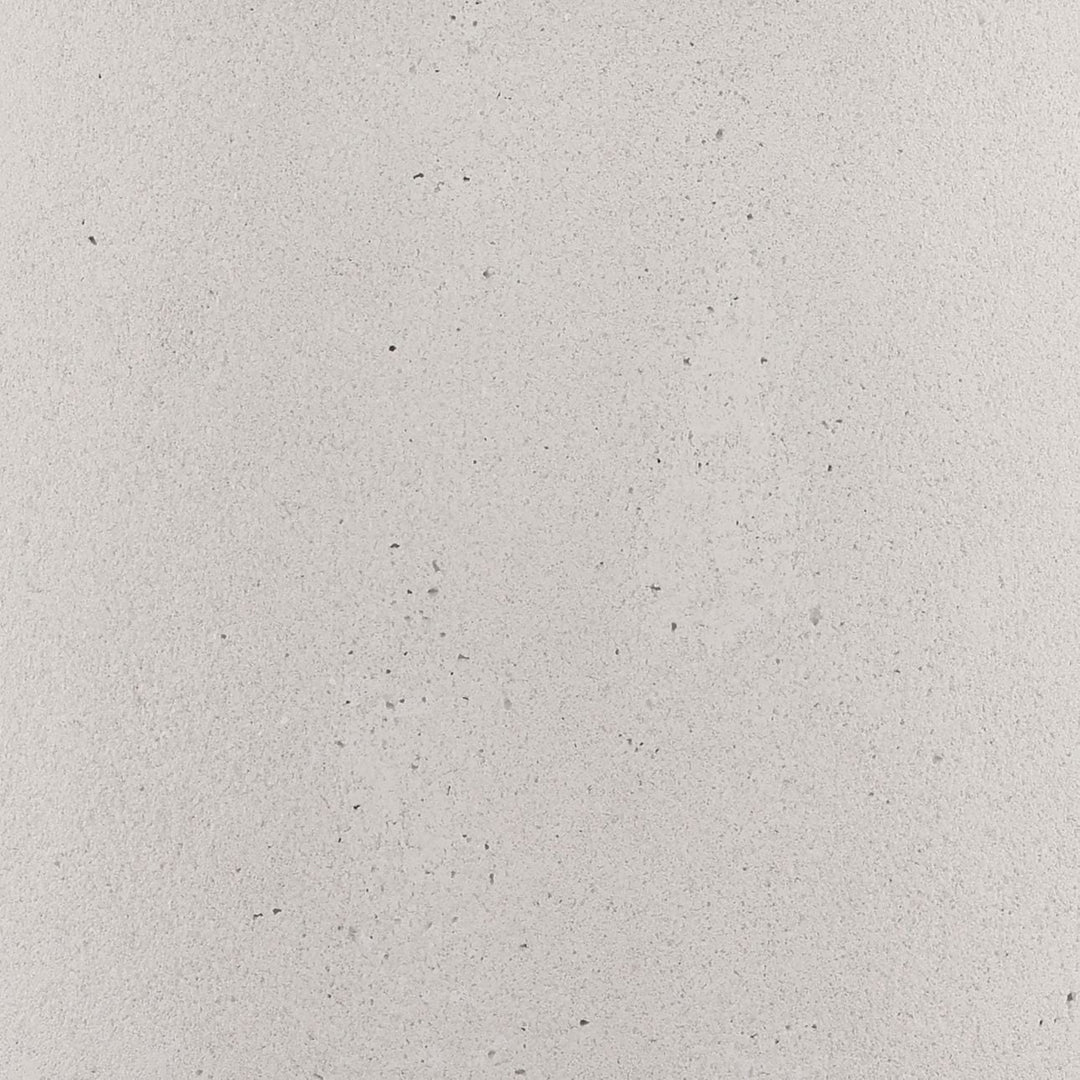 Jemma White Concrete Outdoor Dining Table, detail 2 view