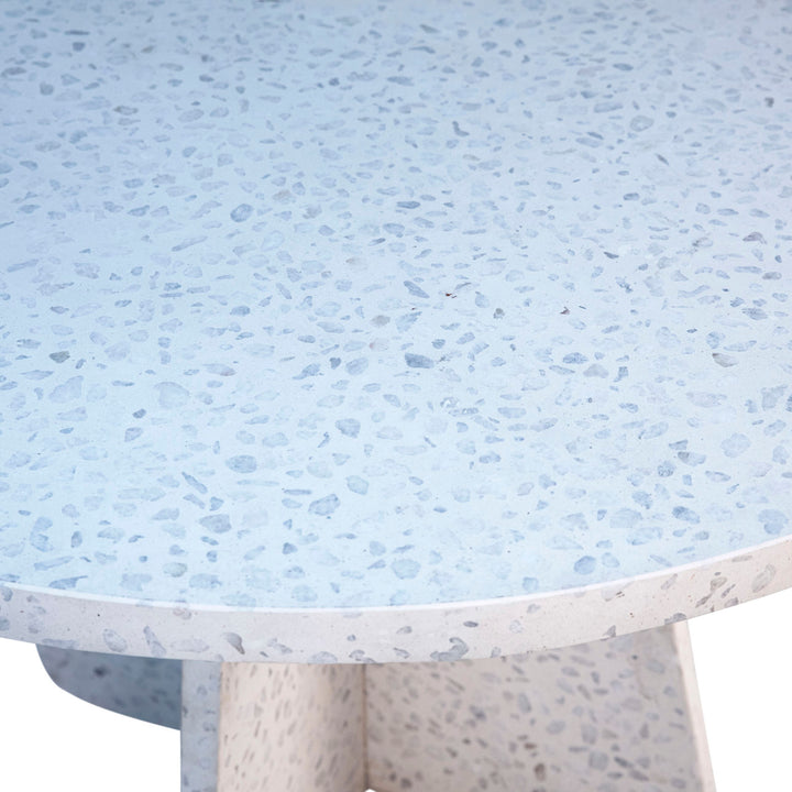 Jules Terrazzo Outdoor Dining Table, detail 1 view