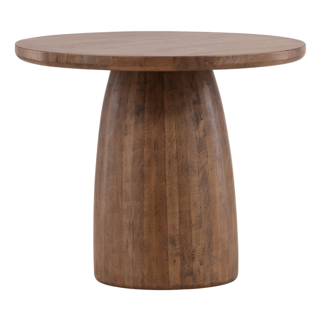 Armren Mango Steel Bistro Table, three-quarter studio view