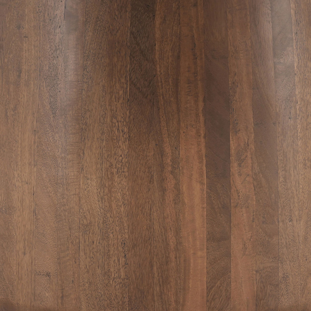 Armond Mango Wood and Steel Dining Table, detail 1 view