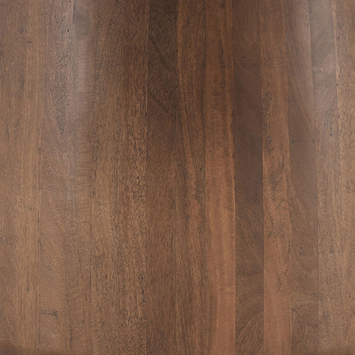 Armond Mango Wood and Steel Dining Table, detail 1 view