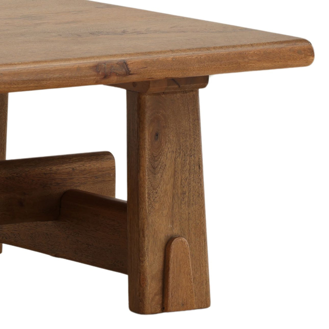Callen Wood and Steel Coffee Table, detail 2 view