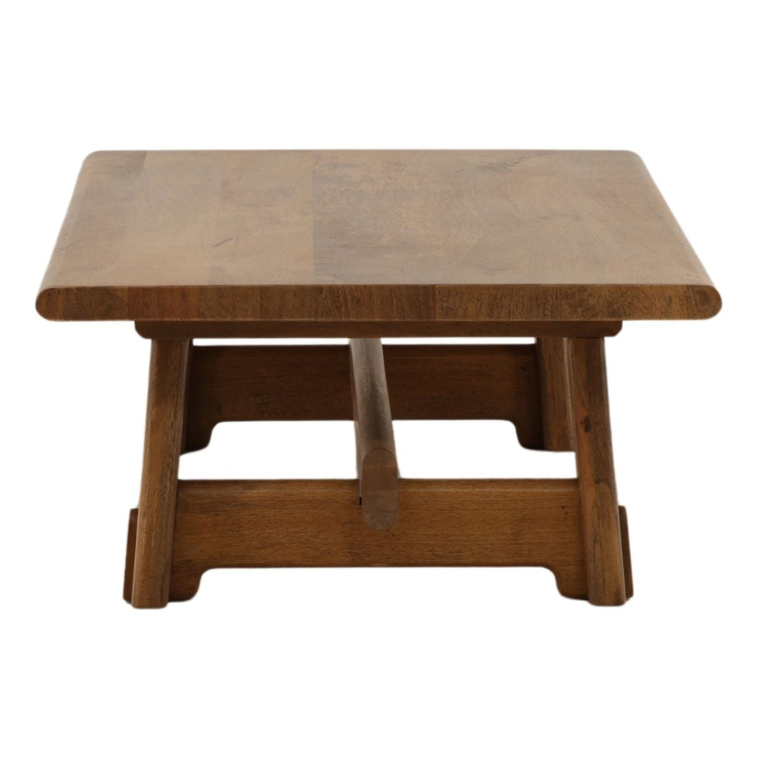Callen Wood and Steel Coffee Table, profile view