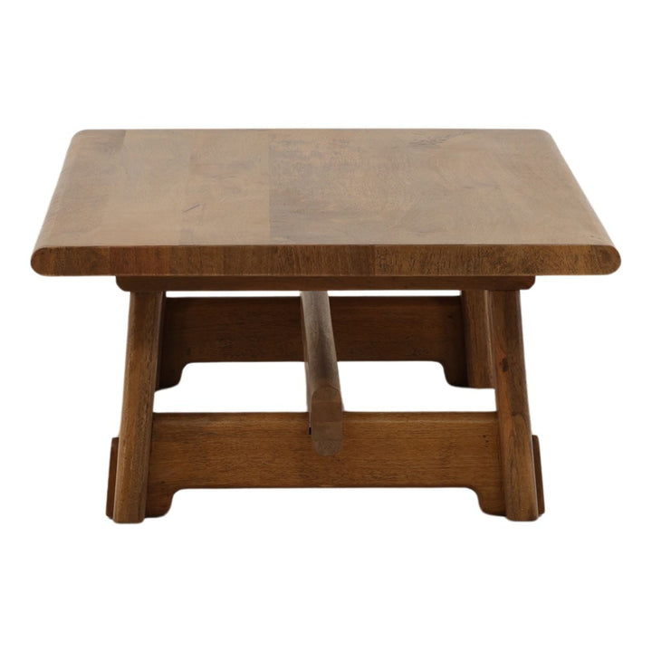 Callen Wood and Steel Coffee Table, profile view