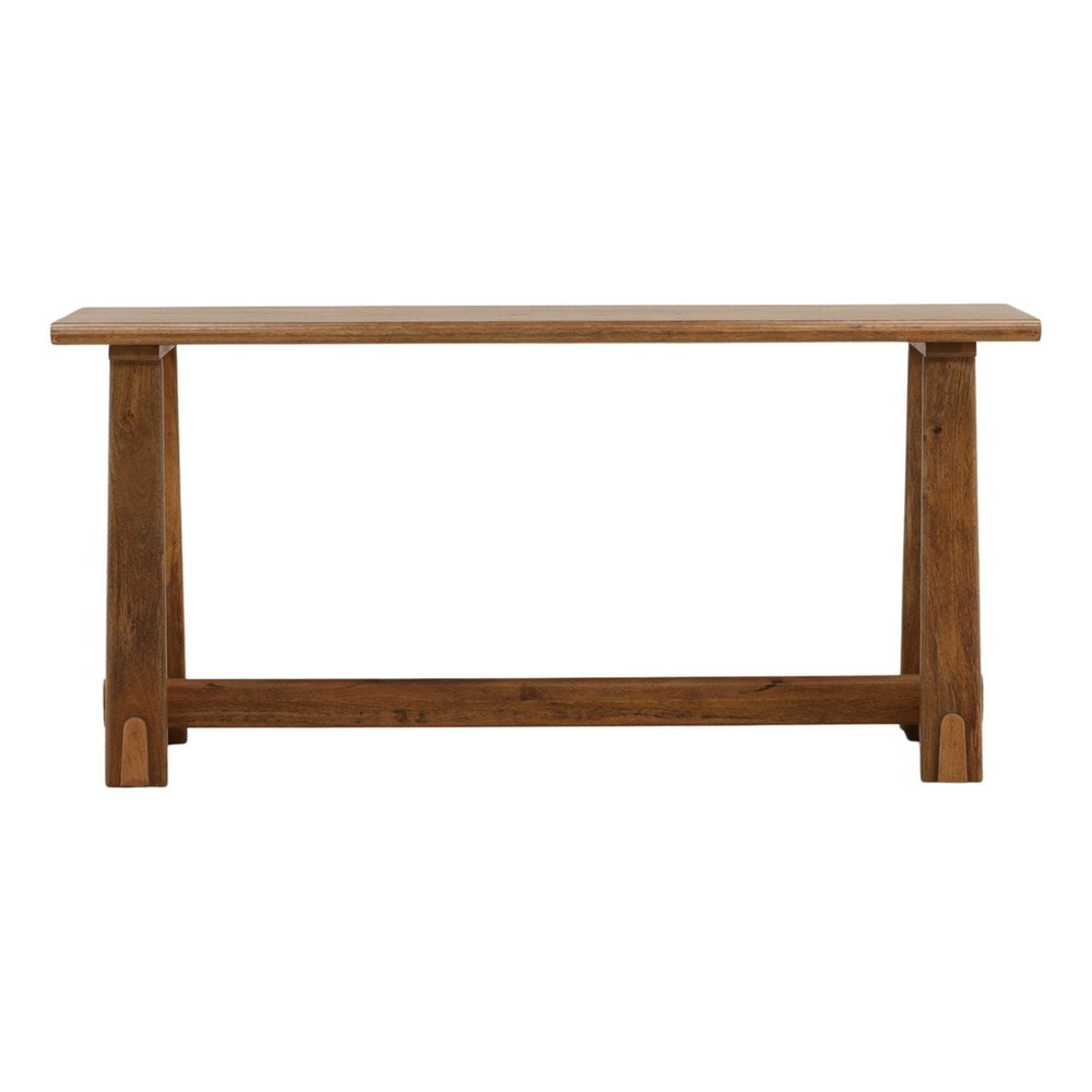 Lach Mango Wood Console Table, front view