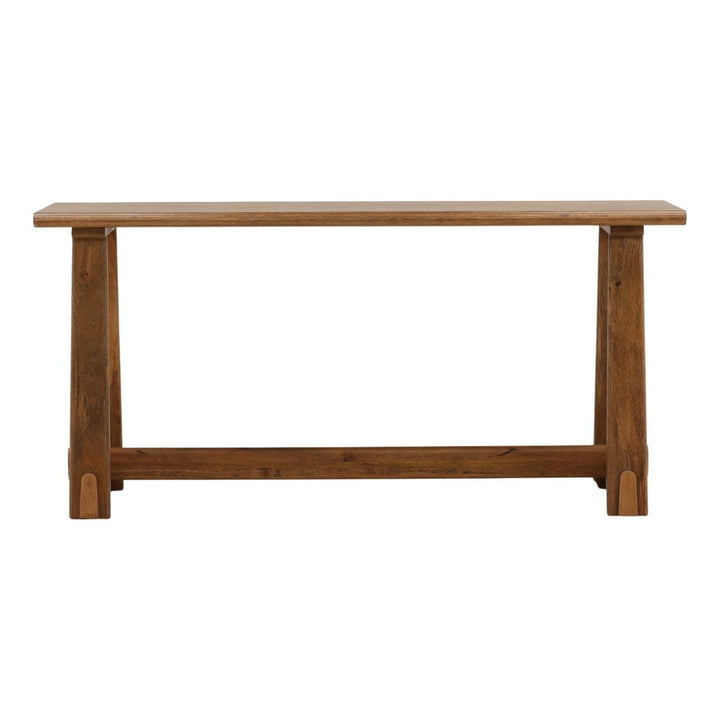 Lach Mango Wood Console Table, front view