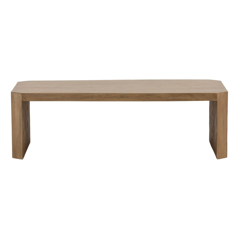 Milo Mango Wood Coffee Table, front view