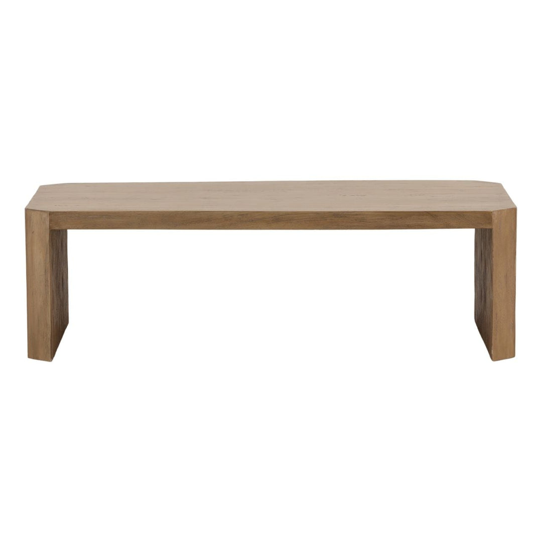 Milo Mango Wood Coffee Table, front view