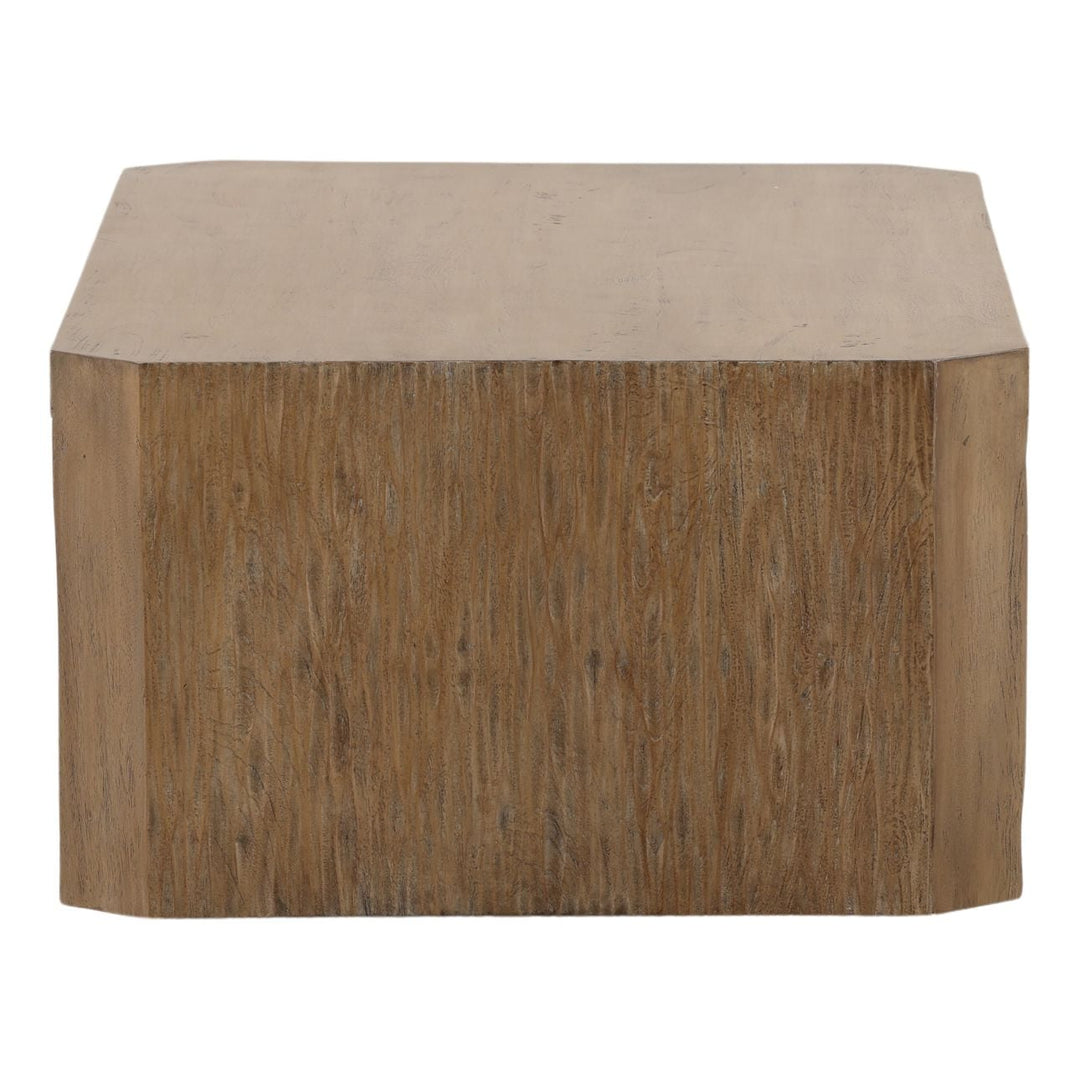 Milo Mango Wood Coffee Table, profile view
