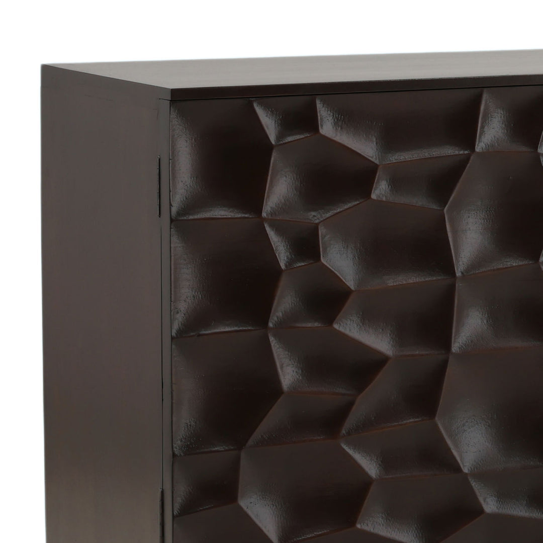Tavon Acacia and Iron Sideboard, detail 2 view