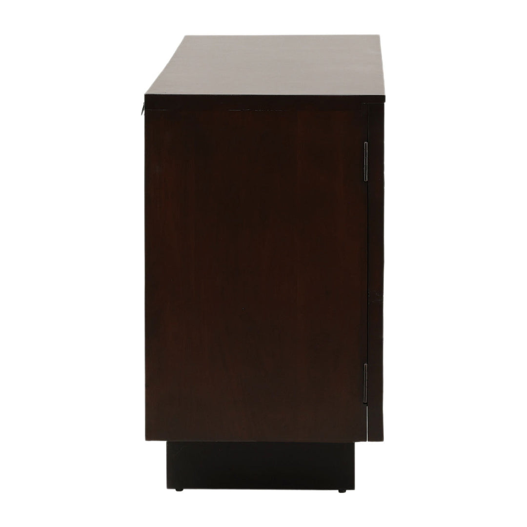 Tavon Acacia and Iron Sideboard, profile view