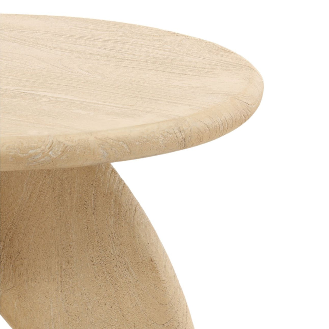Lorcan Mango Wood Side Table, detail 1 view