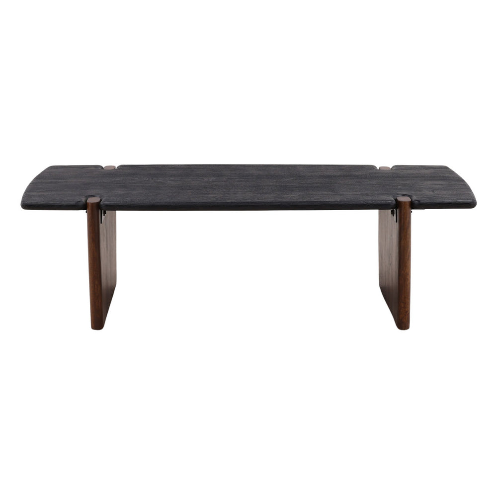 Tarin Solid Acacia Coffee Table, front view