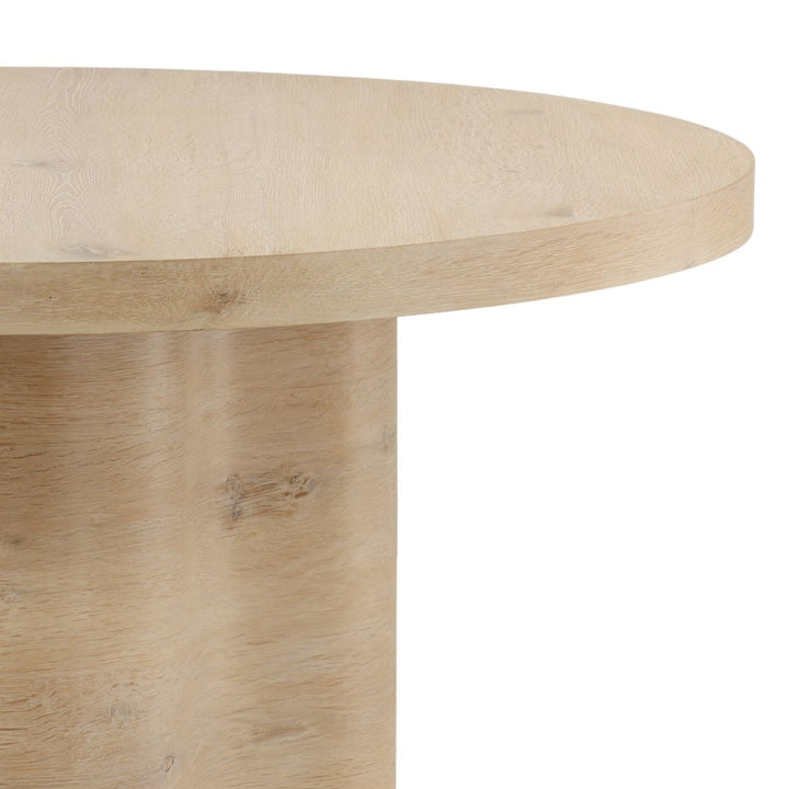 Kyra Natural Oak Veneer Dining Table, 54-inch, detail 1 view