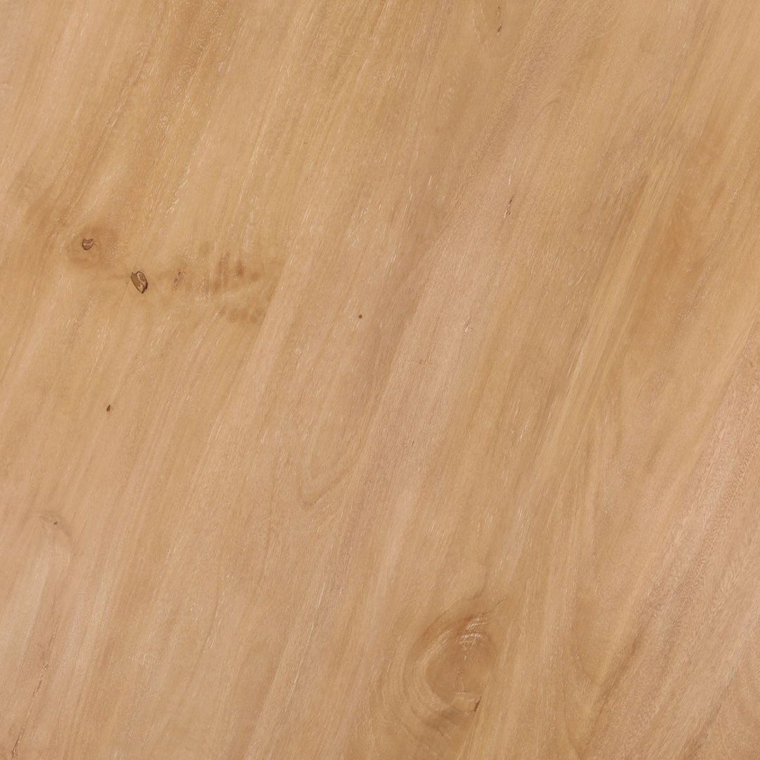 Ansel Mango Wood Round Dining Table, detail 1 view
