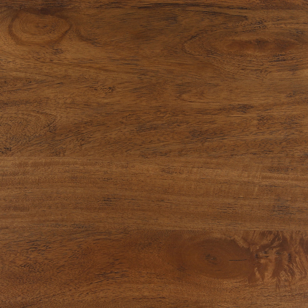 Willow Mango Wood Round Dining Table, Brown, detail 1 view