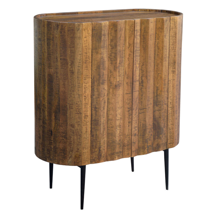 Risa Reclaimed Mango Wood Sideboard, three-quarter studio view