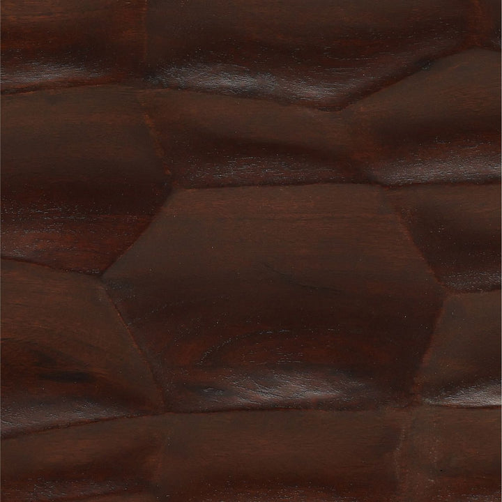 Clara Mango Wood Coffee Table, detail 2 view
