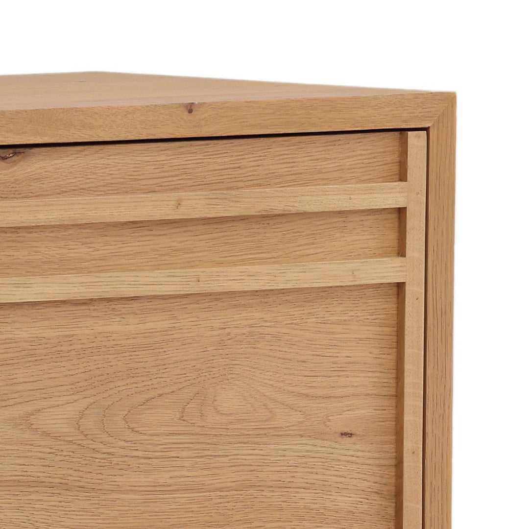 Eden Rustic Oak Veneer Sideboard, detail 3 view