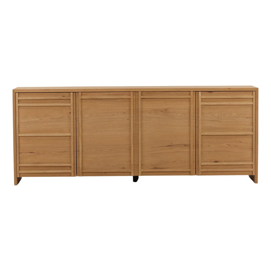 Eden Rustic Oak Veneer Sideboard, front view
