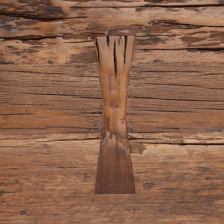 Corin Reclaimed Mango Bench, detail 2 view