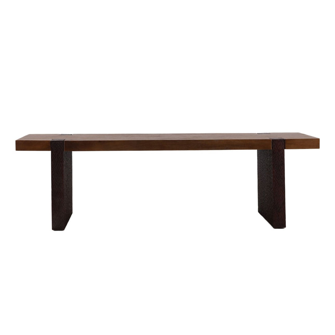 Celeste Mango Wood Dining Table, front view