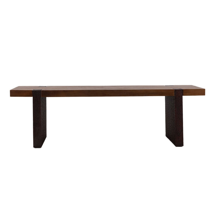 Celeste Mango Wood Dining Table, front view