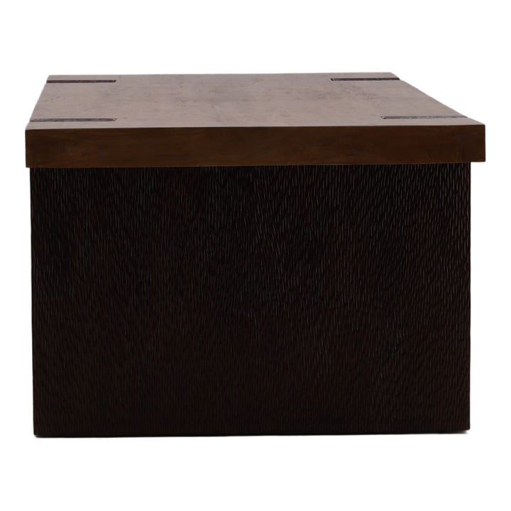 Celeste Mango Wood Dining Table, profile view