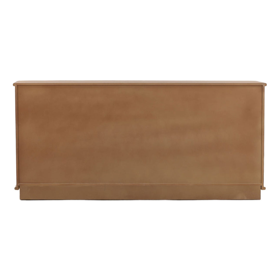 Mora Oak Veneer Sideboard, back view