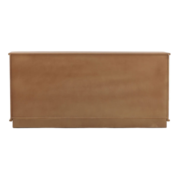 Mora Oak Veneer Sideboard, back view