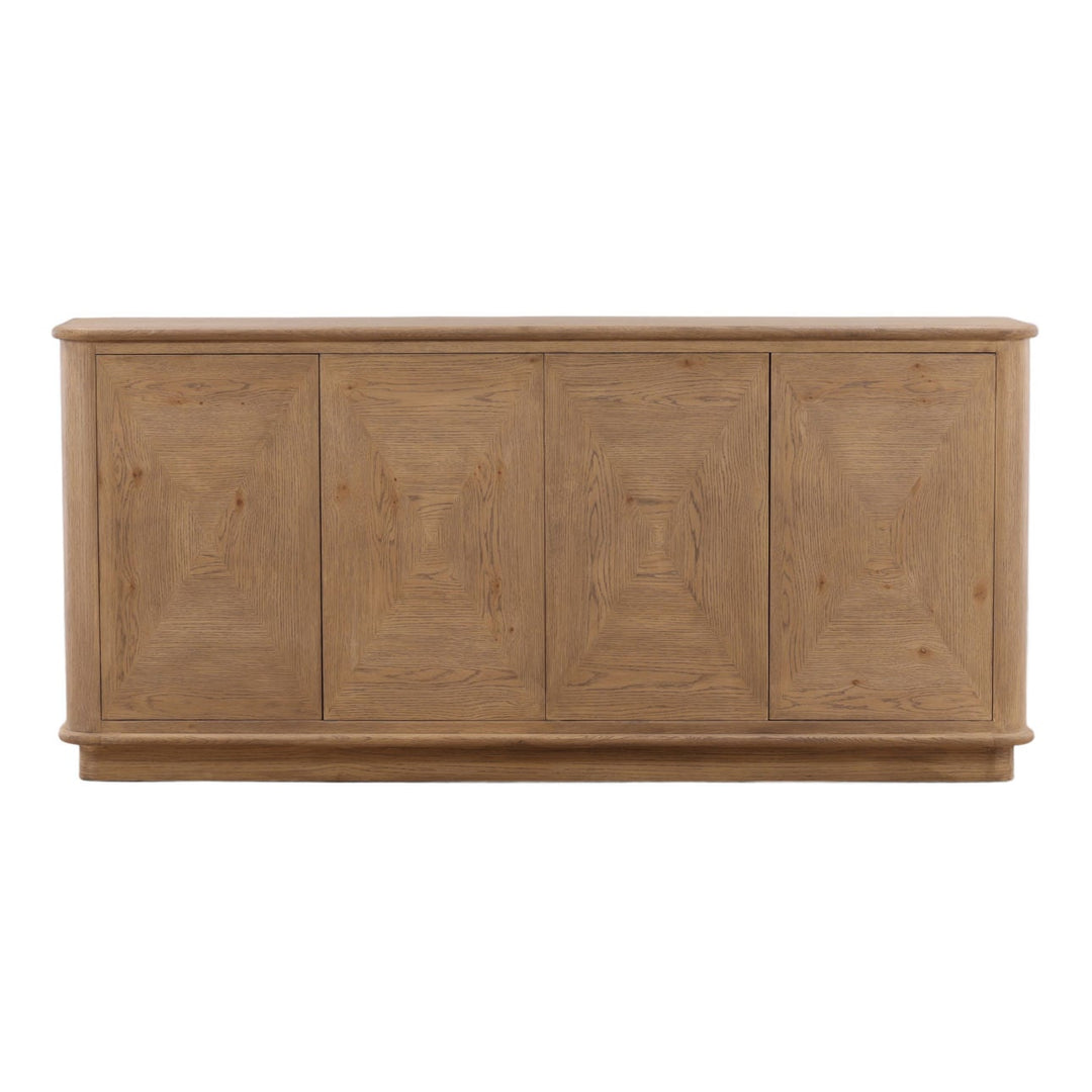 Mora Oak Veneer Sideboard, front view