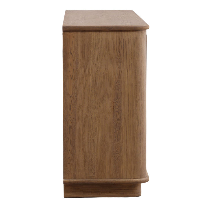 Mora Oak Veneer Sideboard, profile view