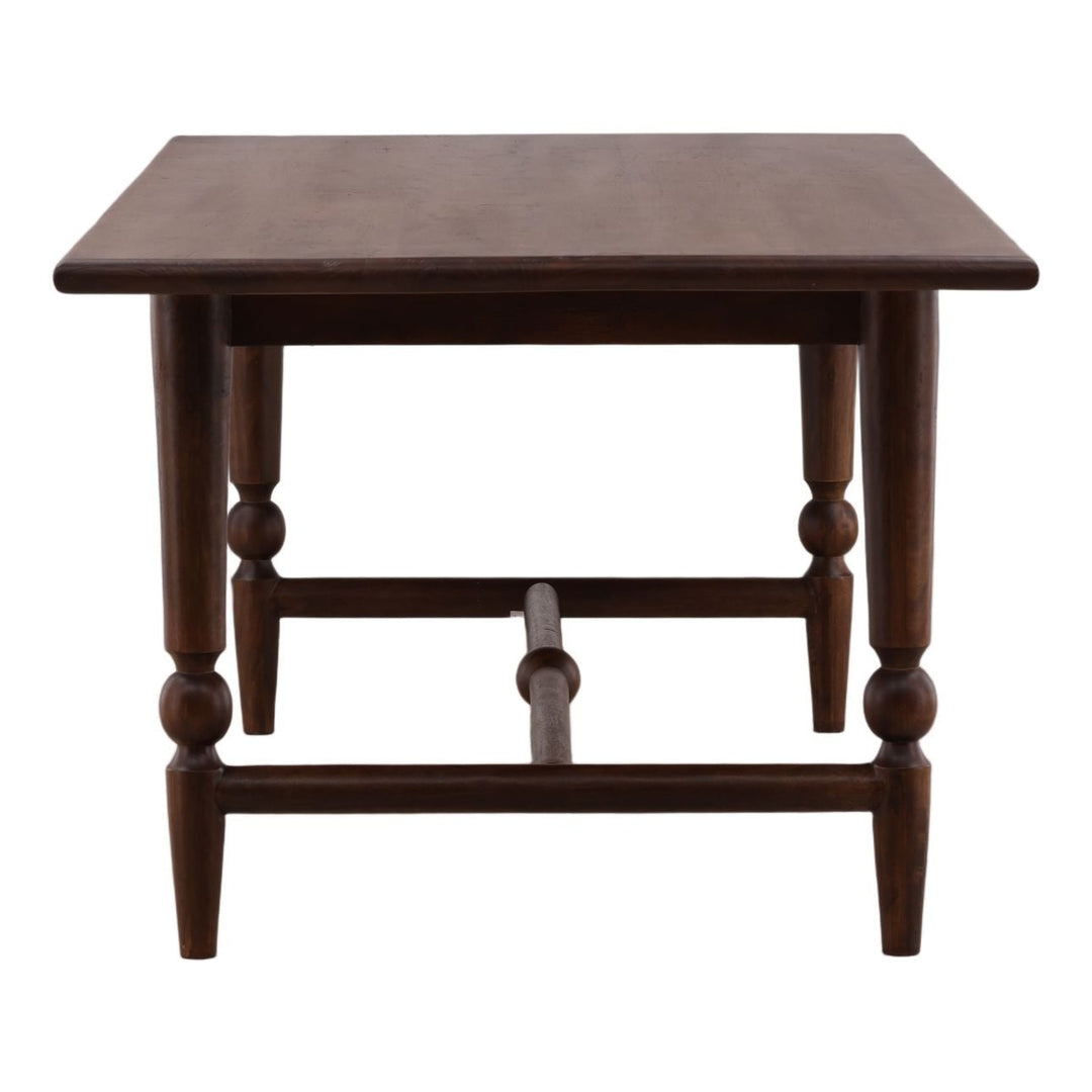 Crest Mango Wood Dining Table, profile view