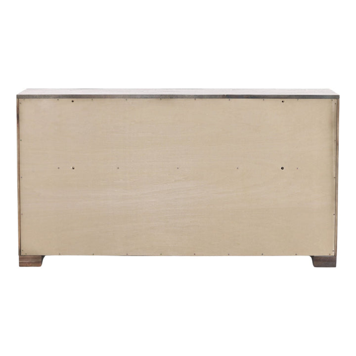 Clara Solid Acacia Dresser, back view
