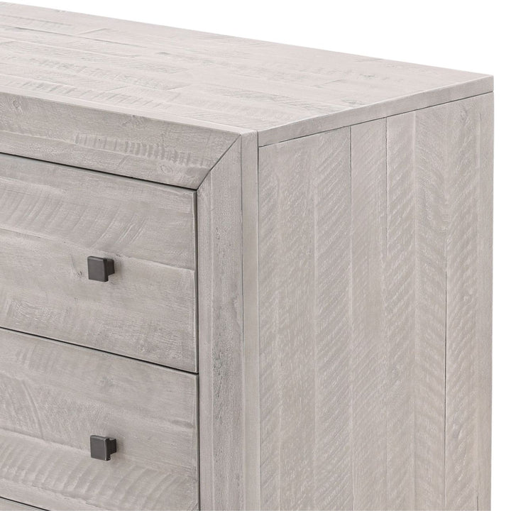 Clara Solid Acacia Dresser, detail 2 view