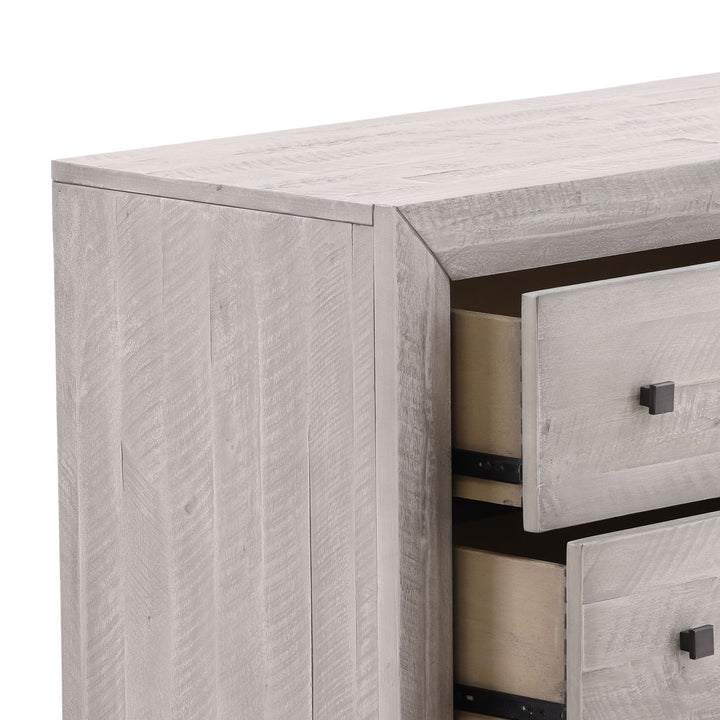 Clara Solid Acacia Dresser, detail 3 view