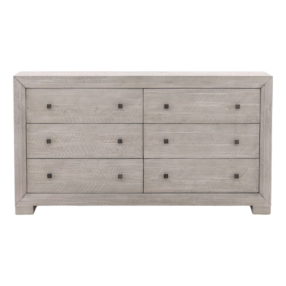 Clara Solid Acacia Dresser, front view