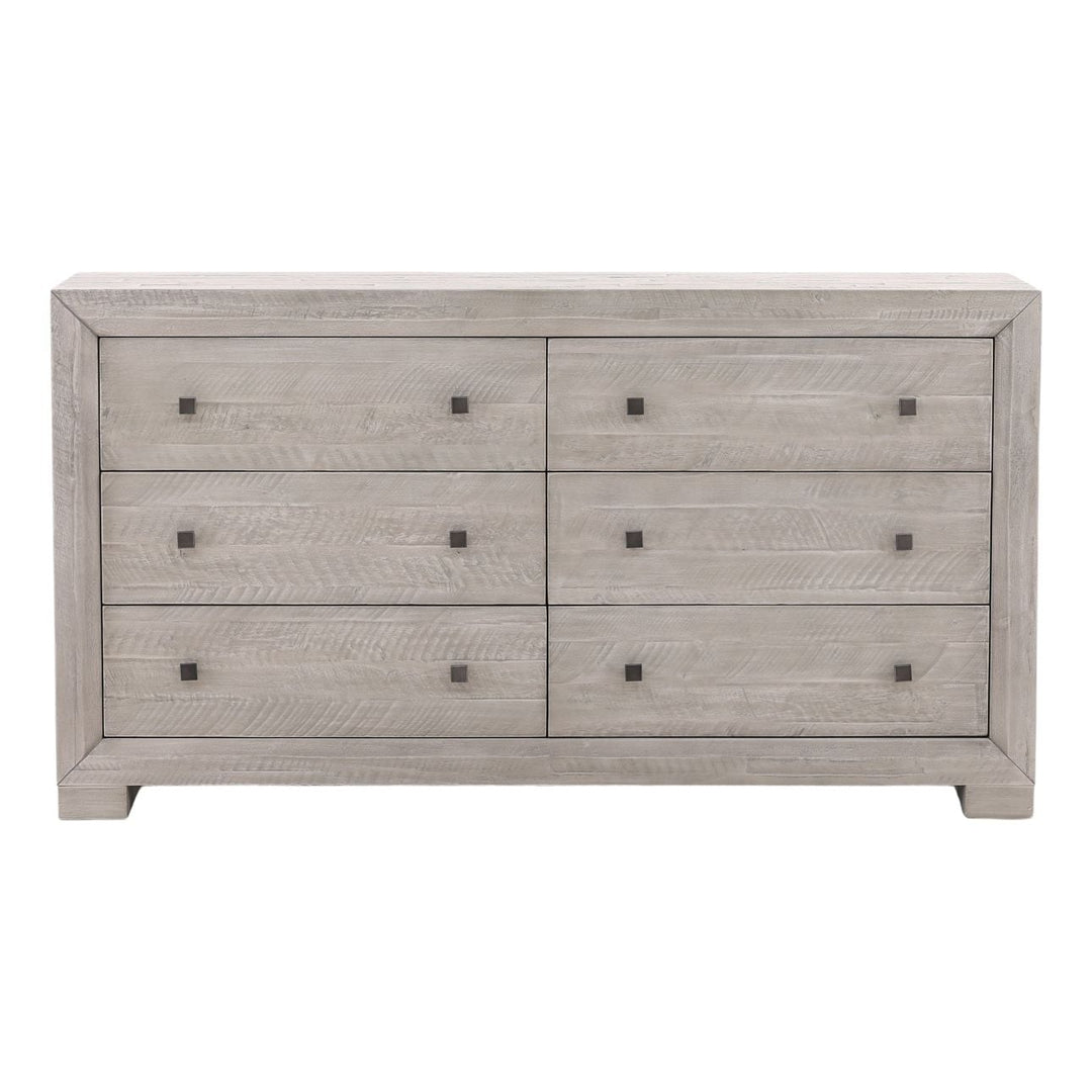 Clara Solid Acacia Dresser, front view