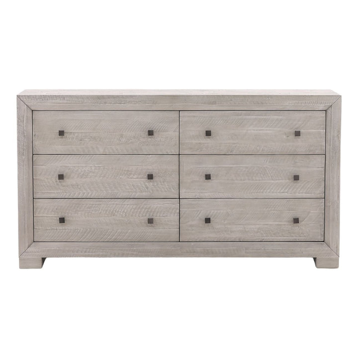 Clara Solid Acacia Dresser, front view