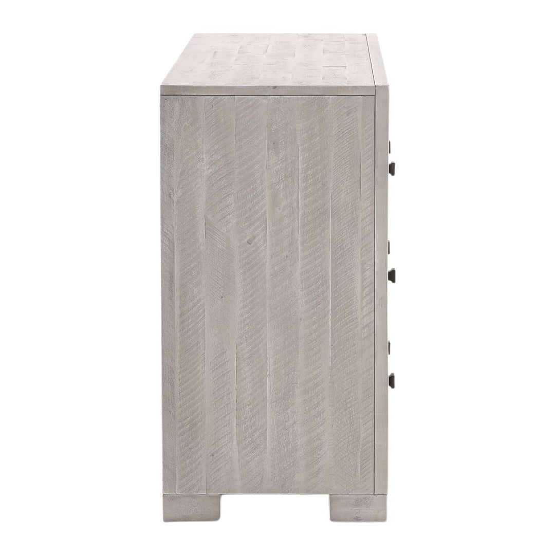Clara Solid Acacia Dresser, profile view